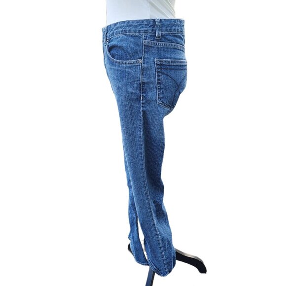 Calvin Klein. Y2K, 100% Cotton, relaxed boot cut jeans. Size: 29/8 - Picture 4 of 9